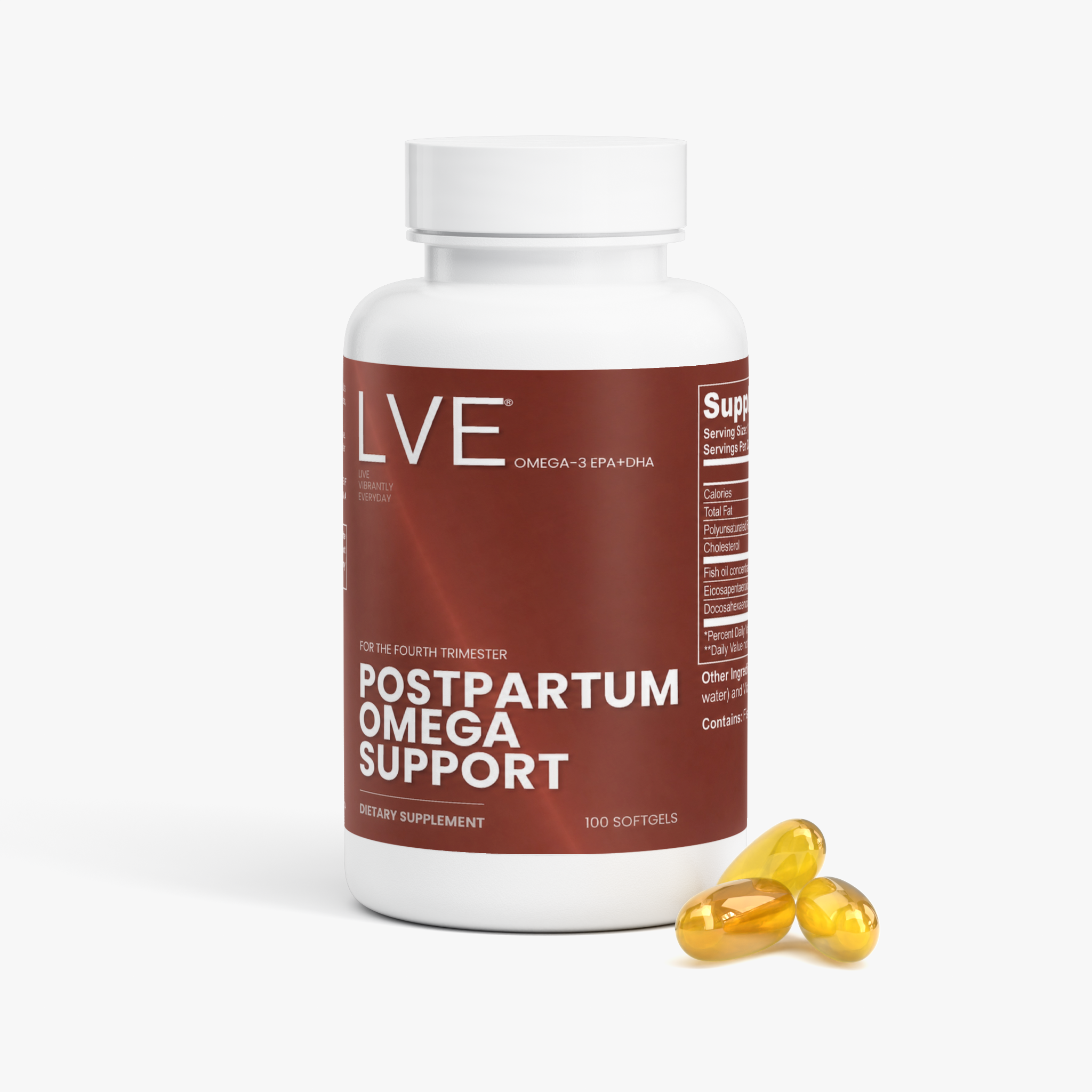 LVE© Fourth Trimester Omega-3 EPA + DHA