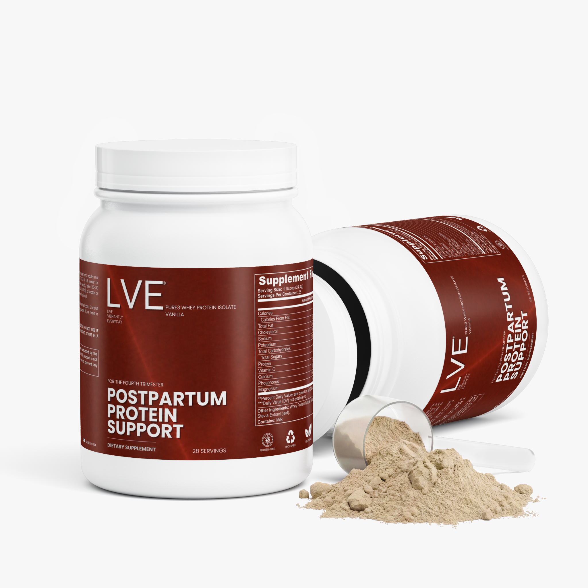 LVE© Fourth Trimester Pure3 Whey Protein Isolate